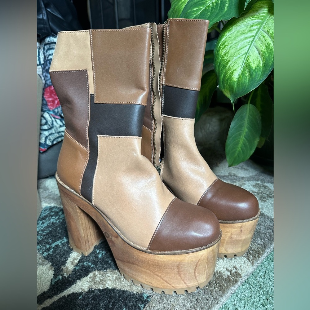 Steve Madden Multi-Tone Platform Boots